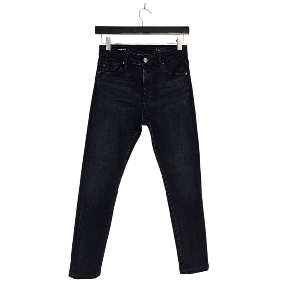 Ag Adriano Goldschmied Denim - AG Adriano Goldschmied Farrah Ankle High Rise Skinny Dark Blue Jeans 27 Preowned